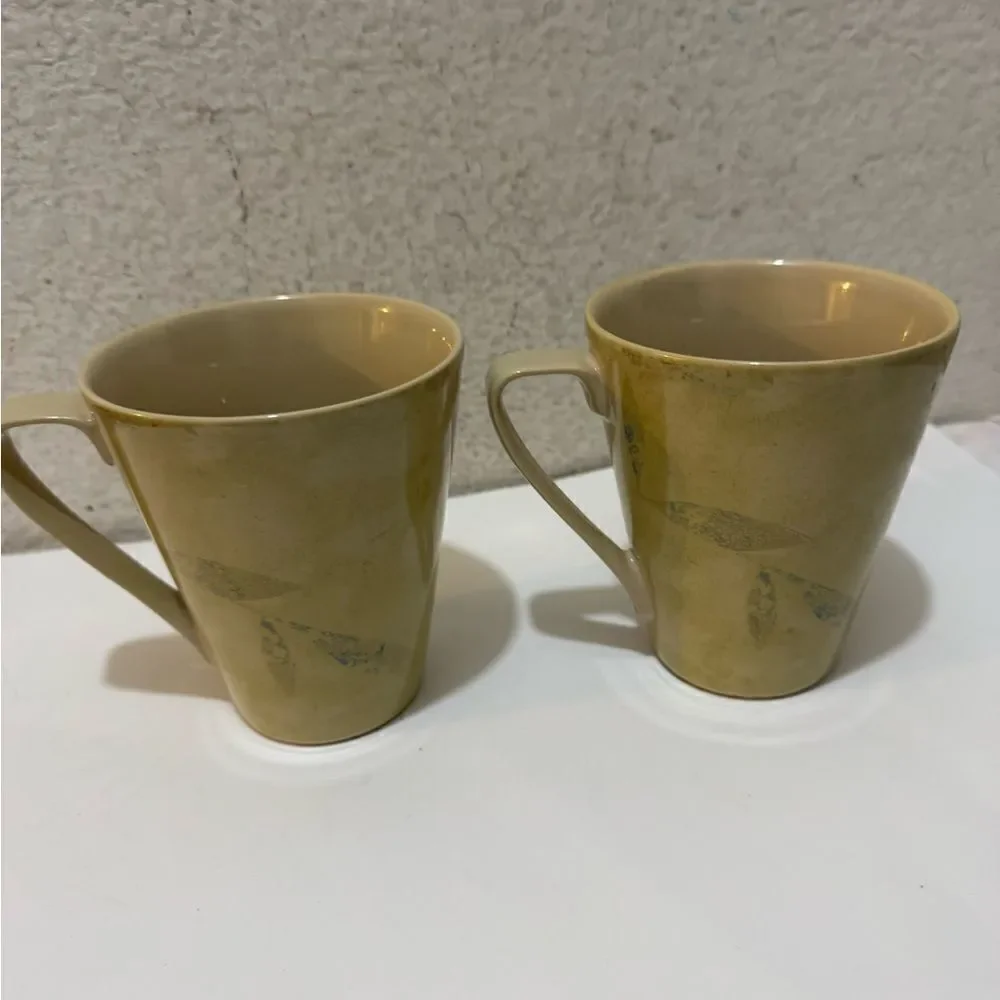 Pier one Antiqued mugs set of two